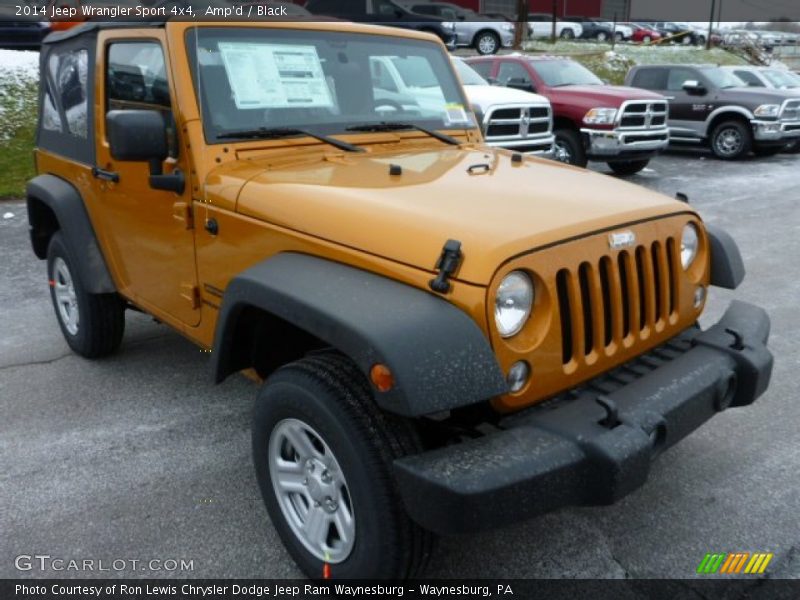 Amp'd / Black 2014 Jeep Wrangler Sport 4x4