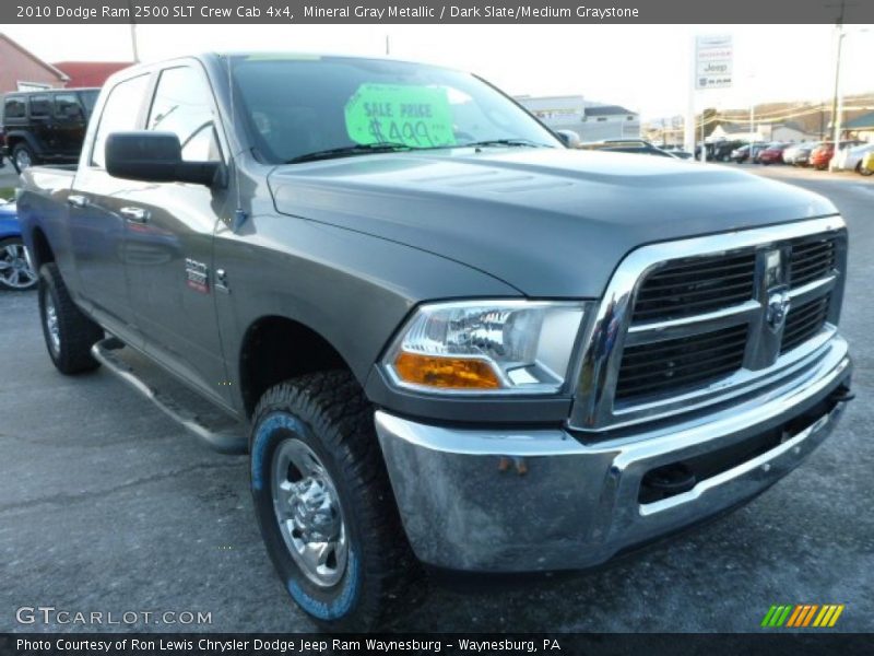 Mineral Gray Metallic / Dark Slate/Medium Graystone 2010 Dodge Ram 2500 SLT Crew Cab 4x4