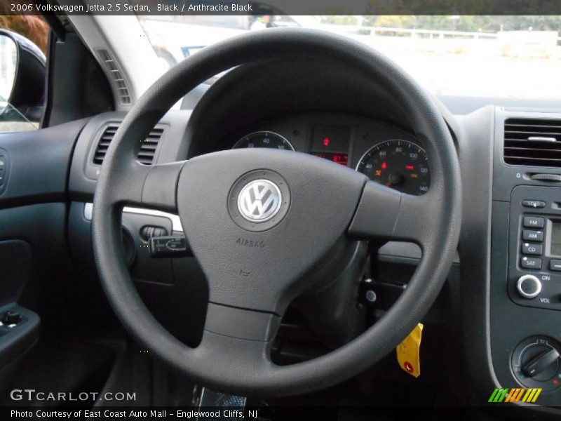 Black / Anthracite Black 2006 Volkswagen Jetta 2.5 Sedan