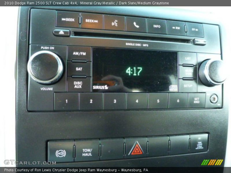 Mineral Gray Metallic / Dark Slate/Medium Graystone 2010 Dodge Ram 2500 SLT Crew Cab 4x4