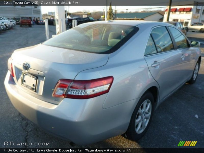 Classic Silver Metallic / Ash 2011 Toyota Camry SE
