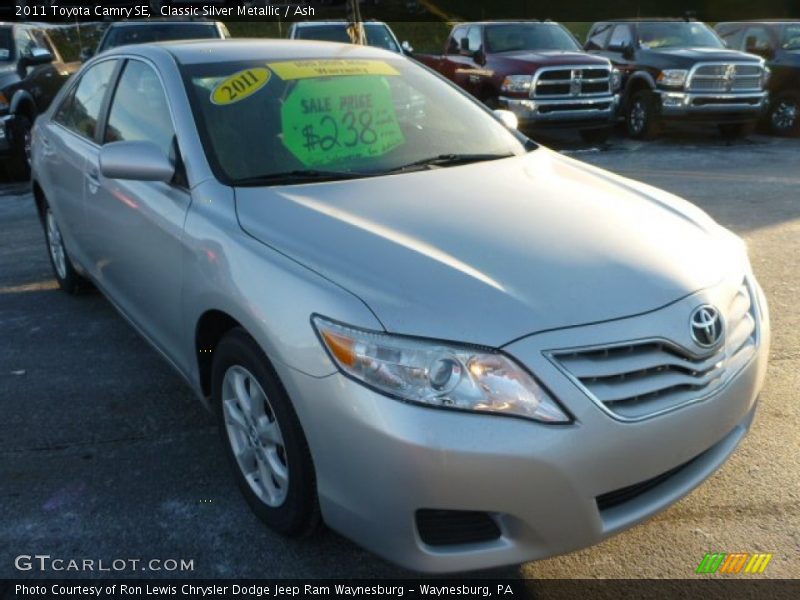 Classic Silver Metallic / Ash 2011 Toyota Camry SE