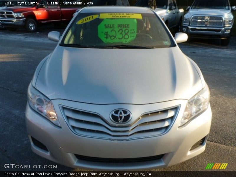 Classic Silver Metallic / Ash 2011 Toyota Camry SE