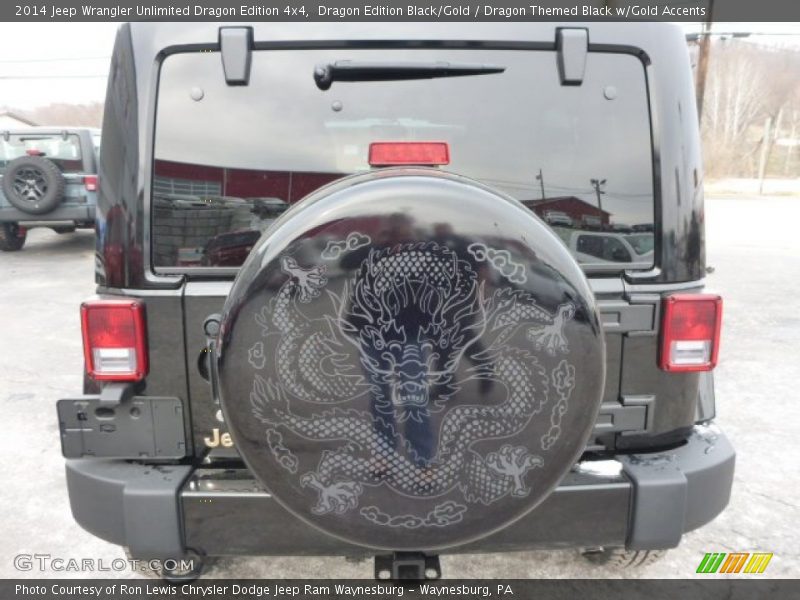 Dragon Edition Black/Gold / Dragon Themed Black w/Gold Accents 2014 Jeep Wrangler Unlimited Dragon Edition 4x4