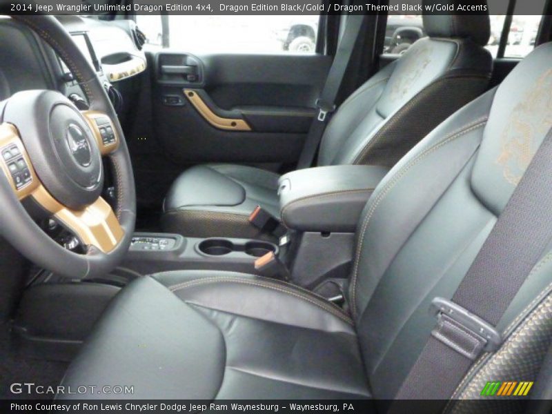 Dragon Edition Black/Gold / Dragon Themed Black w/Gold Accents 2014 Jeep Wrangler Unlimited Dragon Edition 4x4