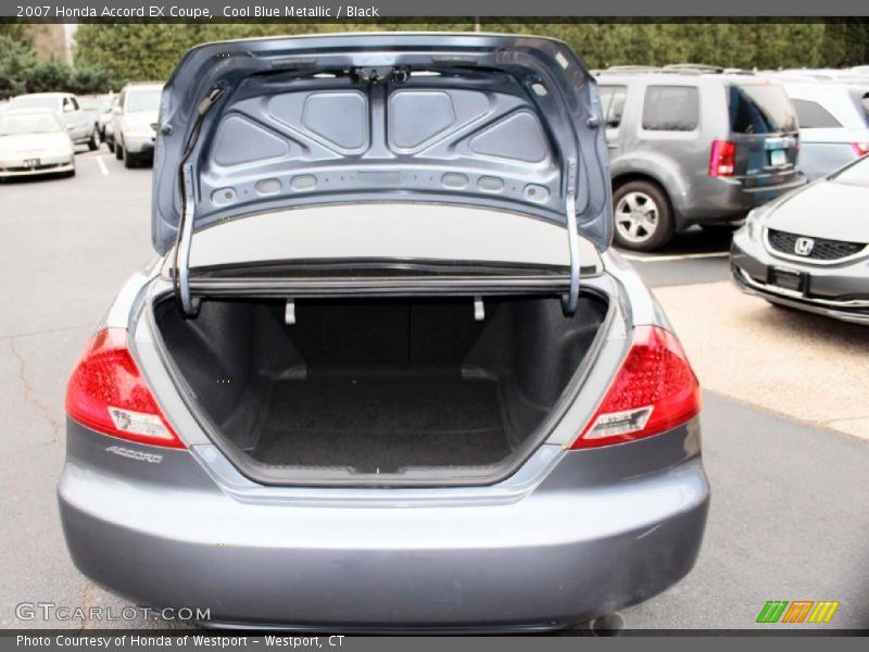 Cool Blue Metallic / Black 2007 Honda Accord EX Coupe