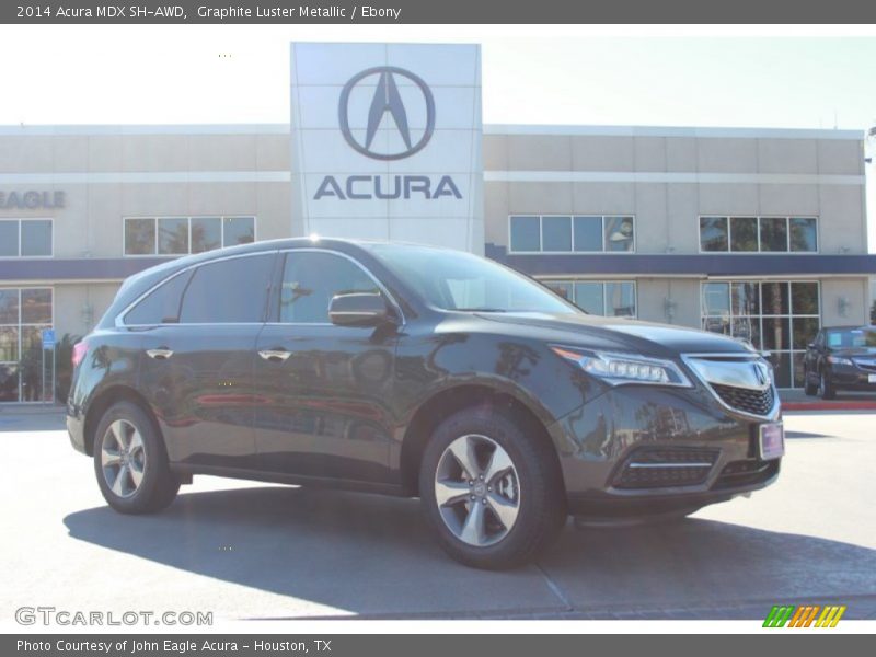Graphite Luster Metallic / Ebony 2014 Acura MDX SH-AWD