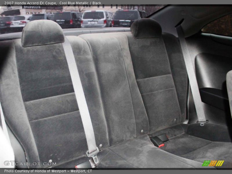 Cool Blue Metallic / Black 2007 Honda Accord EX Coupe