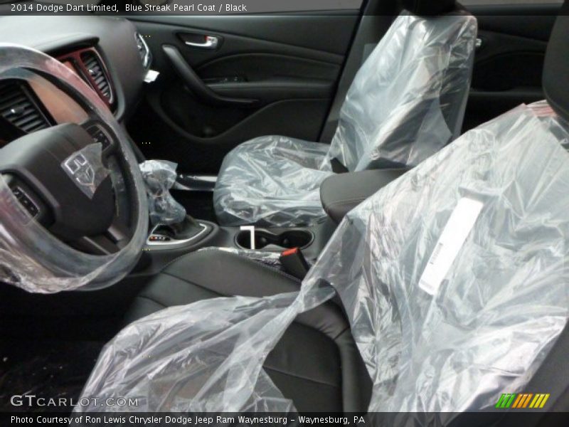 Blue Streak Pearl Coat / Black 2014 Dodge Dart Limited