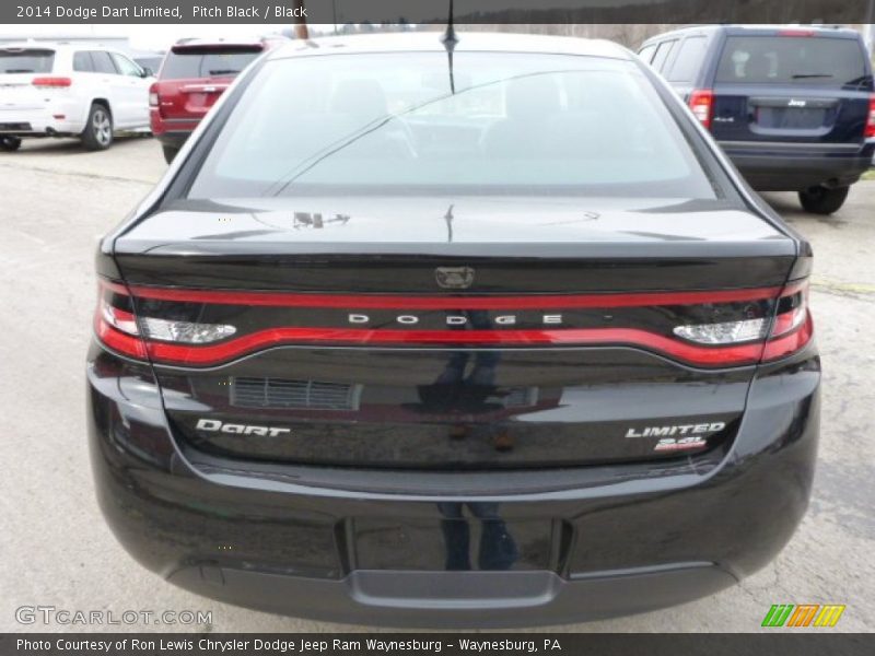 Pitch Black / Black 2014 Dodge Dart Limited
