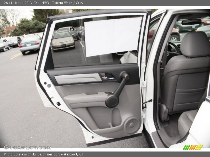 Taffeta White / Gray 2011 Honda CR-V EX-L 4WD