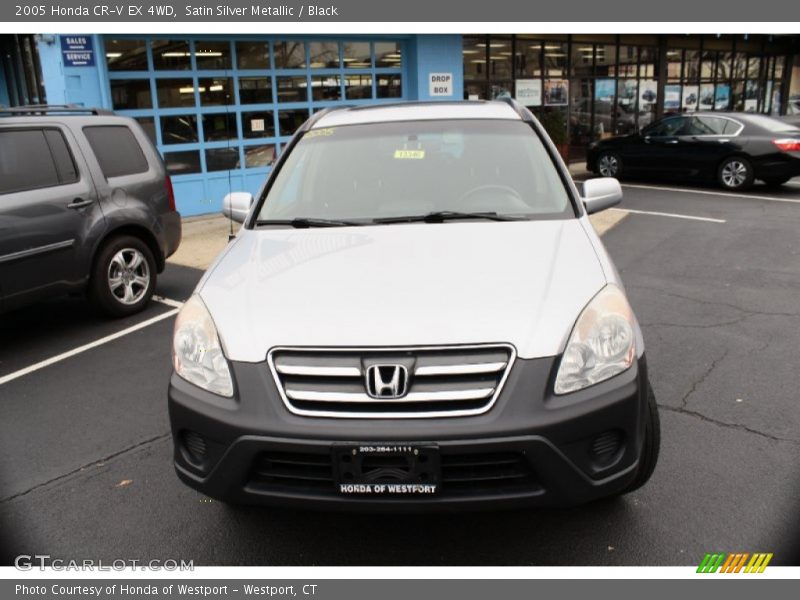 Satin Silver Metallic / Black 2005 Honda CR-V EX 4WD