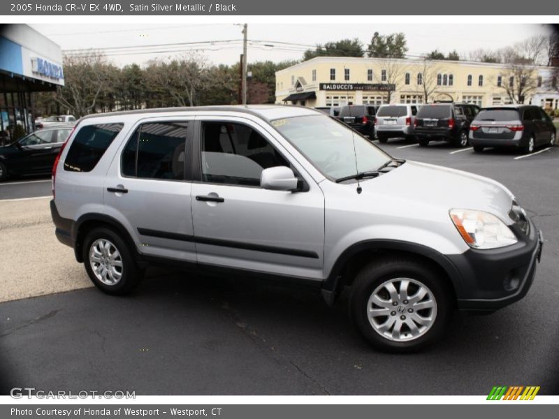 Satin Silver Metallic / Black 2005 Honda CR-V EX 4WD