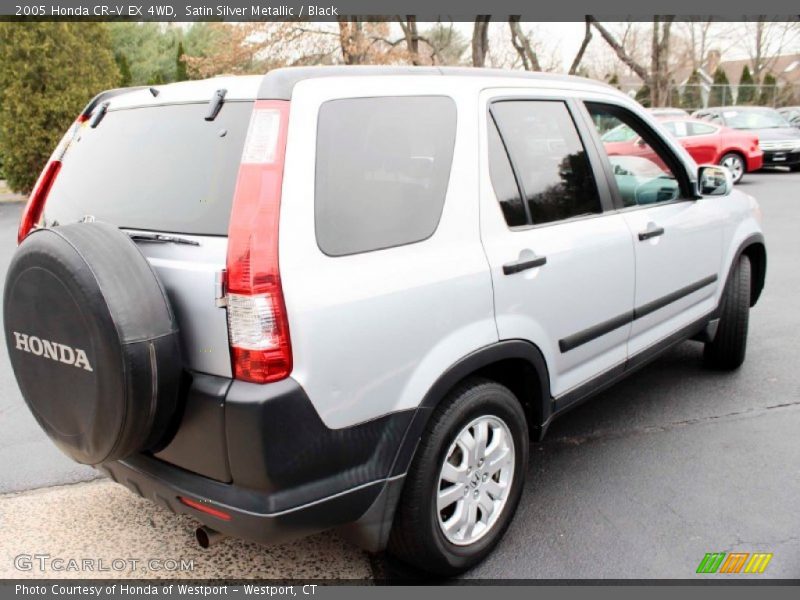 Satin Silver Metallic / Black 2005 Honda CR-V EX 4WD