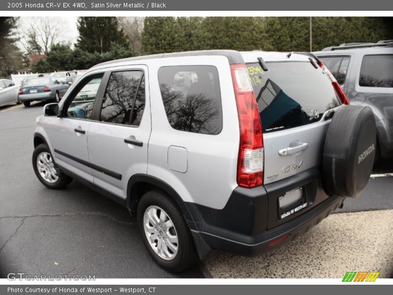 Satin Silver Metallic / Black 2005 Honda CR-V EX 4WD