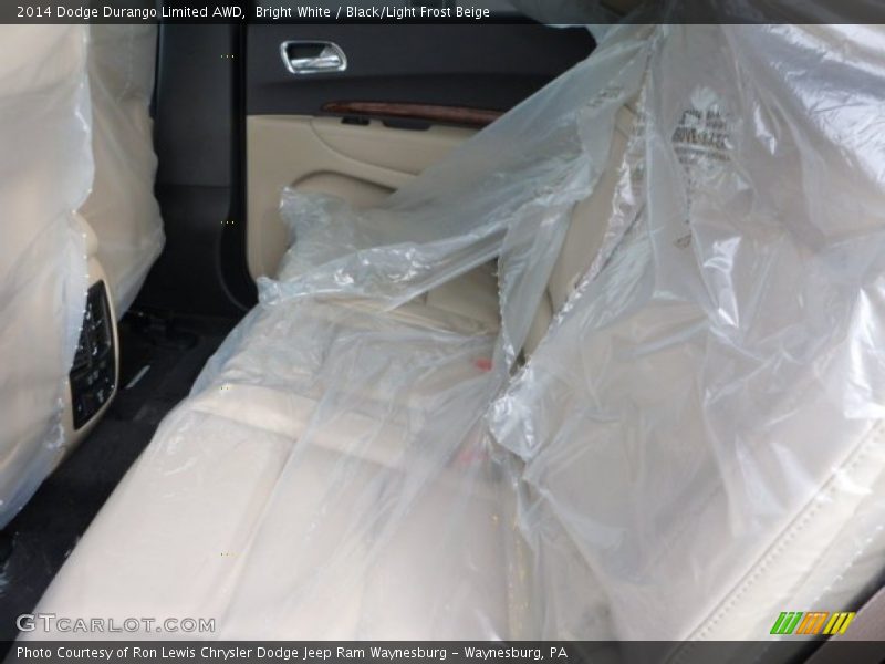 Bright White / Black/Light Frost Beige 2014 Dodge Durango Limited AWD