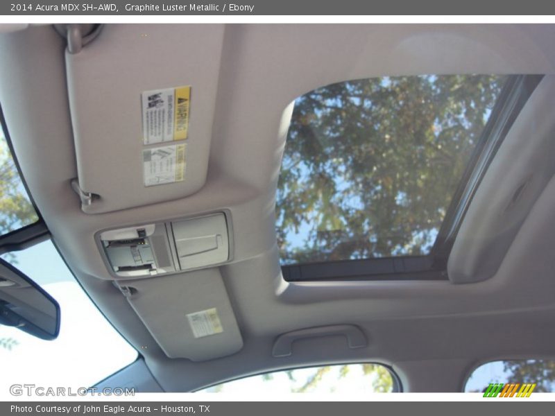 Graphite Luster Metallic / Ebony 2014 Acura MDX SH-AWD
