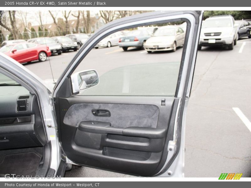 Satin Silver Metallic / Black 2005 Honda CR-V EX 4WD