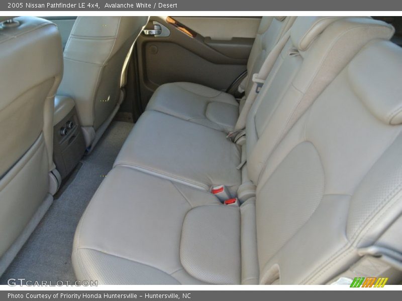 Avalanche White / Desert 2005 Nissan Pathfinder LE 4x4