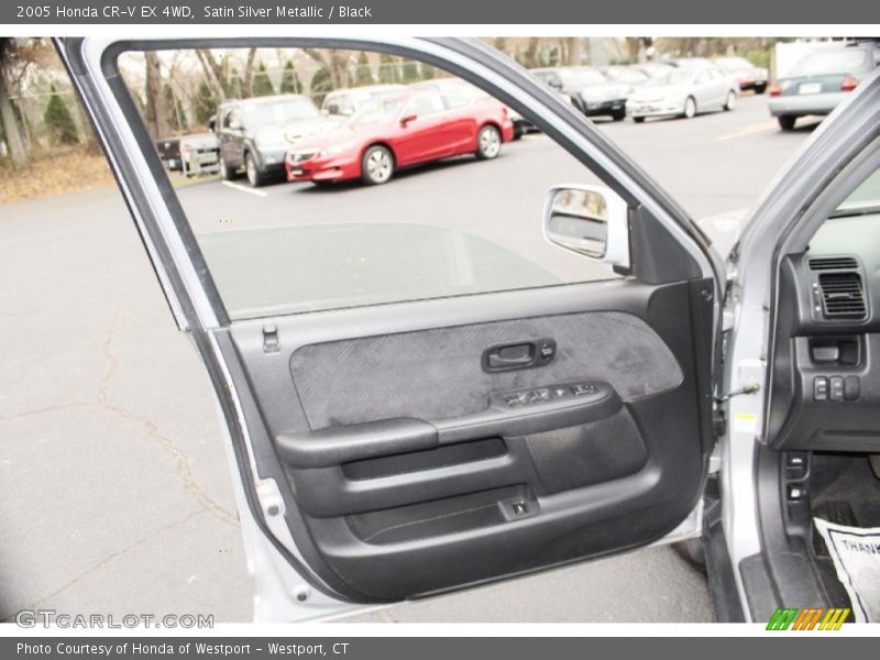 Satin Silver Metallic / Black 2005 Honda CR-V EX 4WD