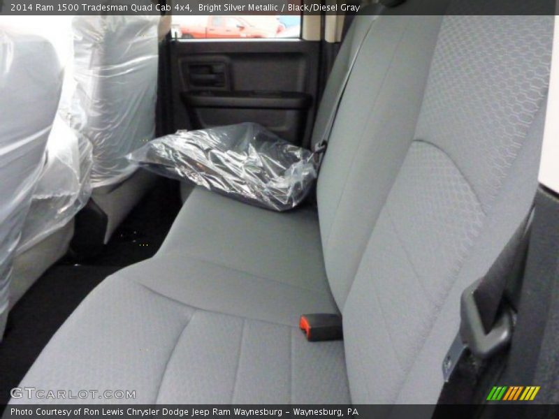 Bright Silver Metallic / Black/Diesel Gray 2014 Ram 1500 Tradesman Quad Cab 4x4