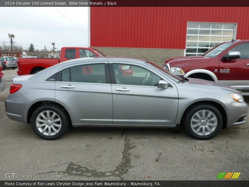 Billet Silver Metallic / Black 2014 Chrysler 200 Limited Sedan