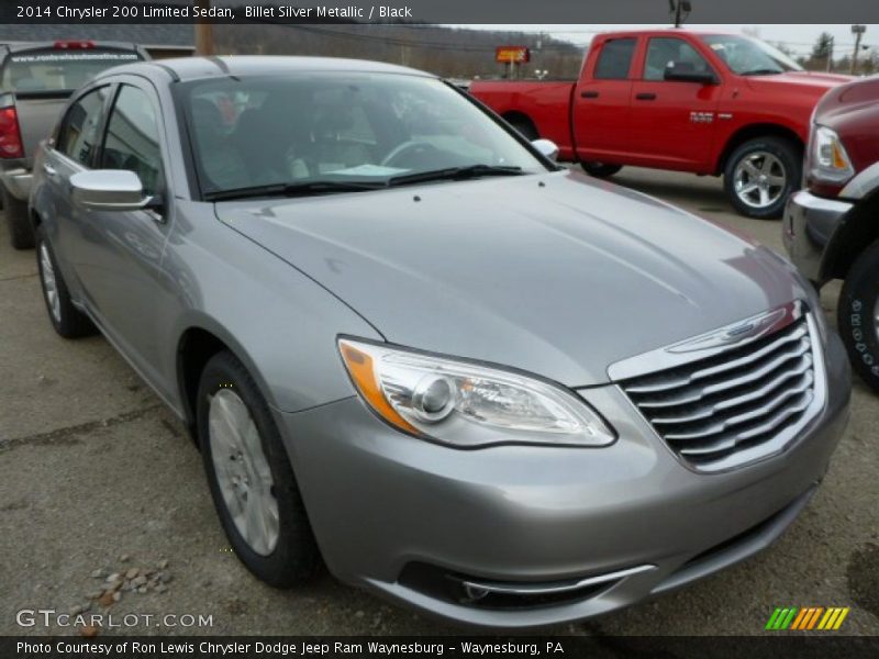 Billet Silver Metallic / Black 2014 Chrysler 200 Limited Sedan