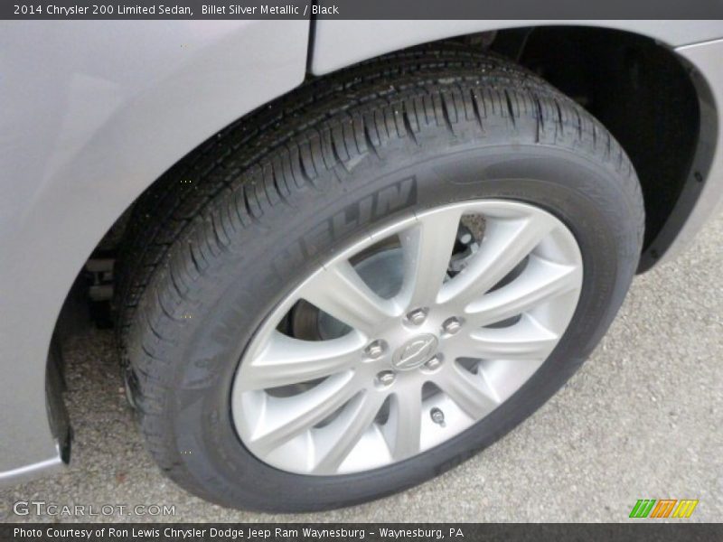 Billet Silver Metallic / Black 2014 Chrysler 200 Limited Sedan