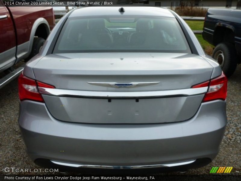 Billet Silver Metallic / Black 2014 Chrysler 200 Limited Sedan