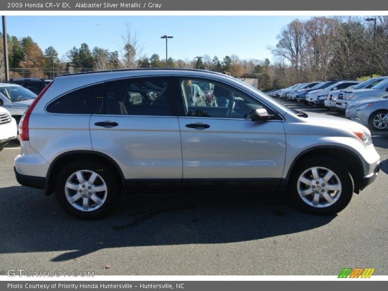 Alabaster Silver Metallic / Gray 2009 Honda CR-V EX