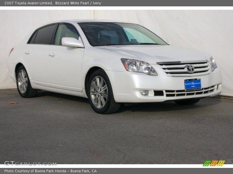 Blizzard White Pearl / Ivory 2007 Toyota Avalon Limited