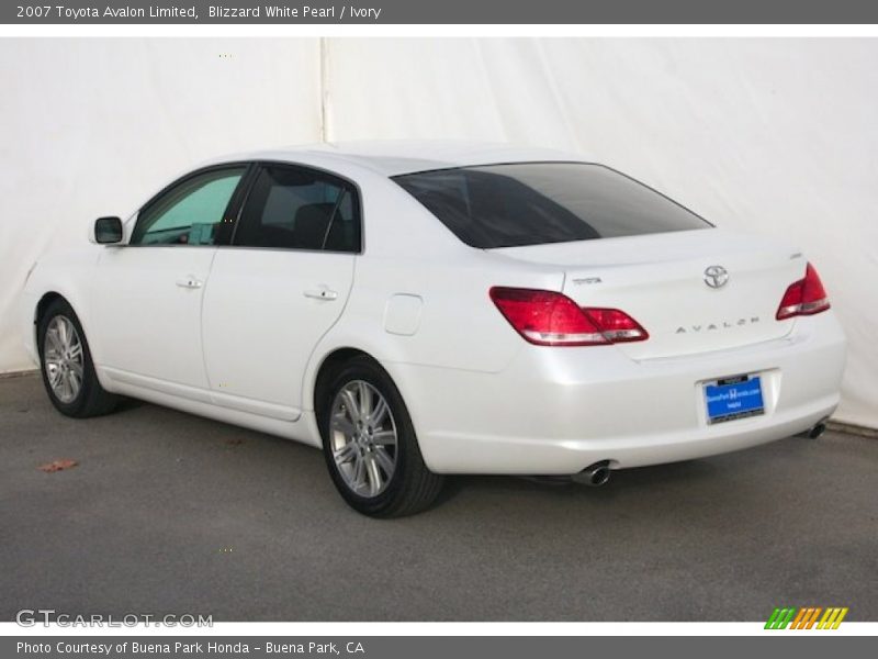 Blizzard White Pearl / Ivory 2007 Toyota Avalon Limited