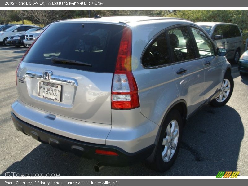 Alabaster Silver Metallic / Gray 2009 Honda CR-V EX