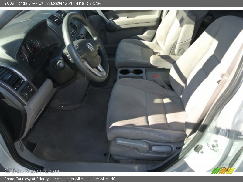 Alabaster Silver Metallic / Gray 2009 Honda CR-V EX