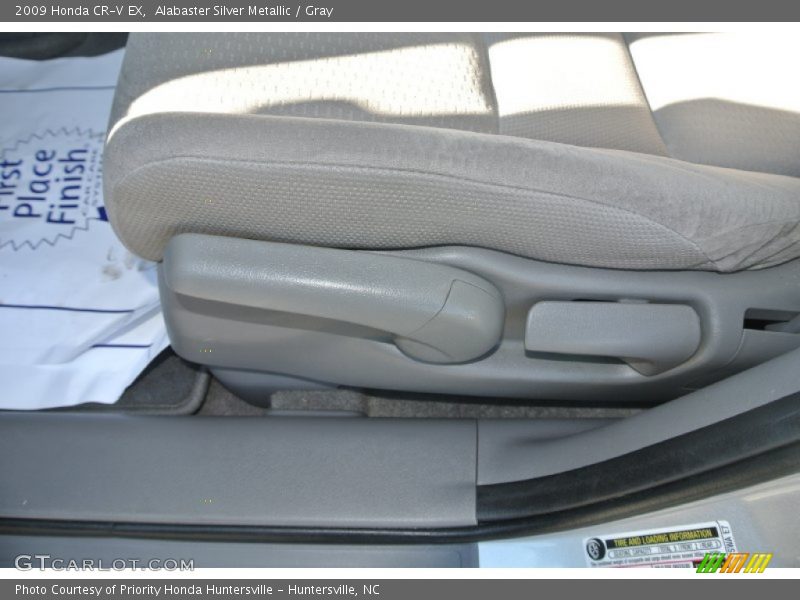 Alabaster Silver Metallic / Gray 2009 Honda CR-V EX
