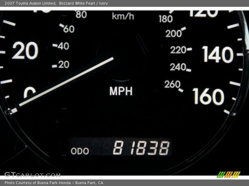 Blizzard White Pearl / Ivory 2007 Toyota Avalon Limited