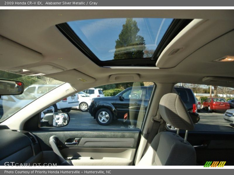 Alabaster Silver Metallic / Gray 2009 Honda CR-V EX