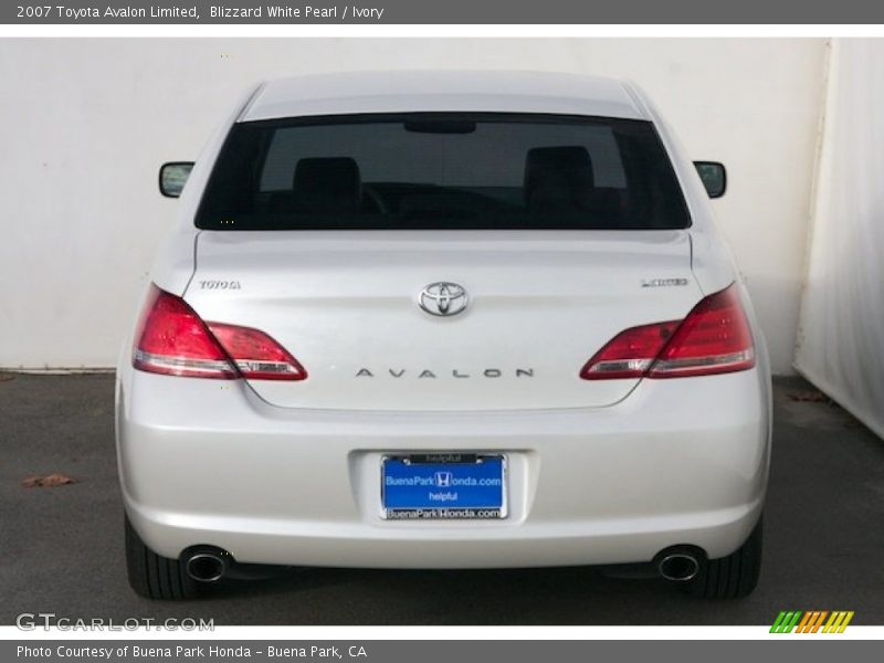 Blizzard White Pearl / Ivory 2007 Toyota Avalon Limited