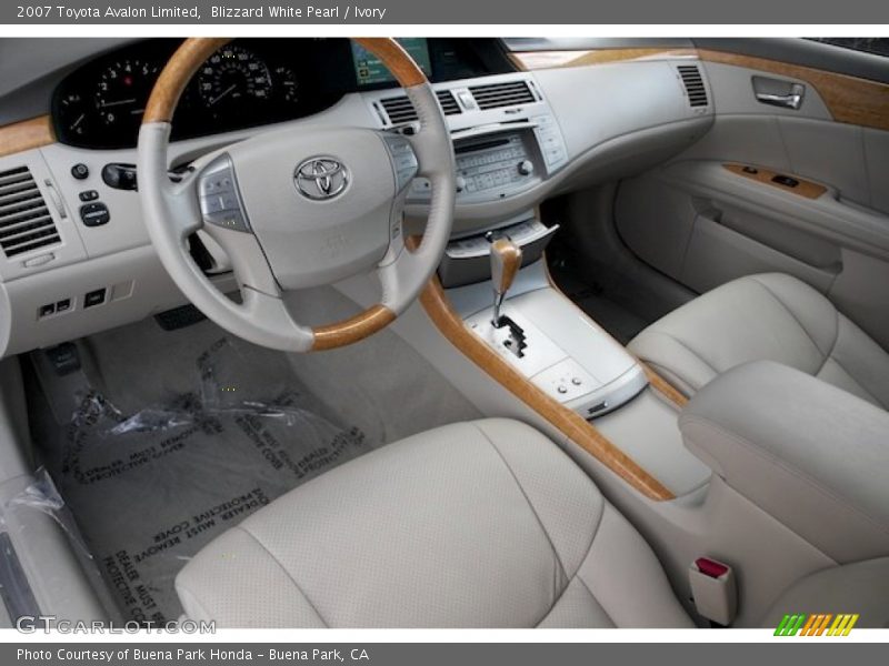 Blizzard White Pearl / Ivory 2007 Toyota Avalon Limited