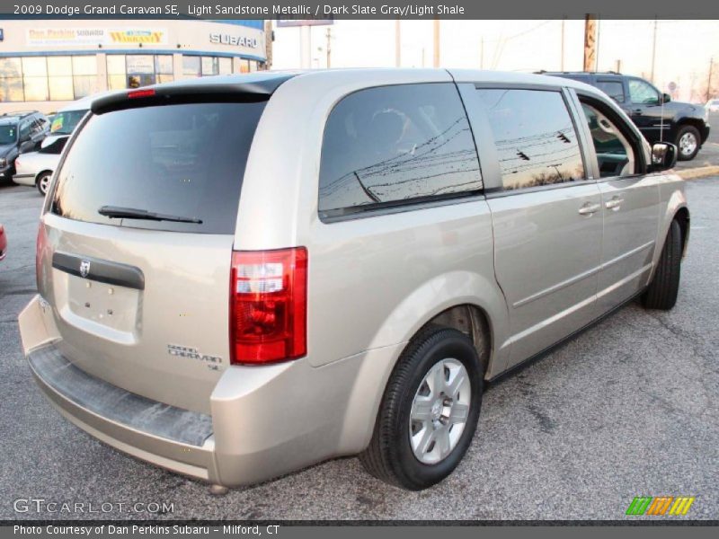 Light Sandstone Metallic / Dark Slate Gray/Light Shale 2009 Dodge Grand Caravan SE