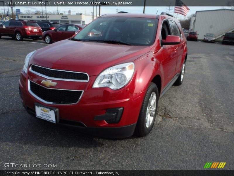 Crystal Red Tintcoat / Light Titanium/Jet Black 2013 Chevrolet Equinox LT