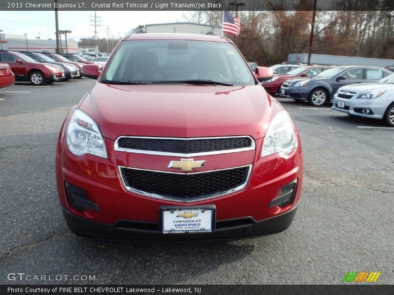Crystal Red Tintcoat / Light Titanium/Jet Black 2013 Chevrolet Equinox LT