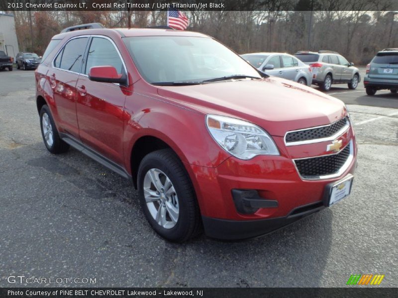 Crystal Red Tintcoat / Light Titanium/Jet Black 2013 Chevrolet Equinox LT