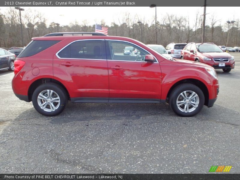 Crystal Red Tintcoat / Light Titanium/Jet Black 2013 Chevrolet Equinox LT