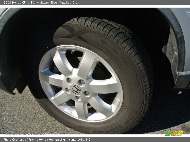 Alabaster Silver Metallic / Gray 2009 Honda CR-V EX