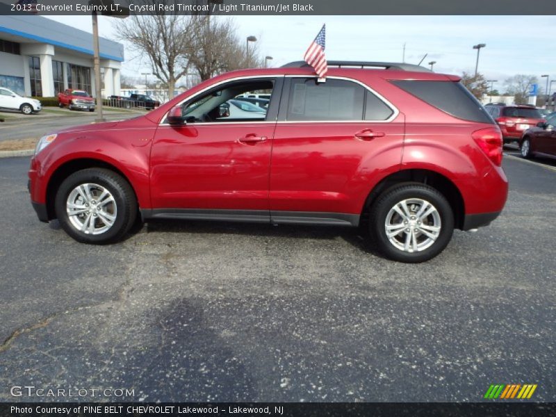 Crystal Red Tintcoat / Light Titanium/Jet Black 2013 Chevrolet Equinox LT