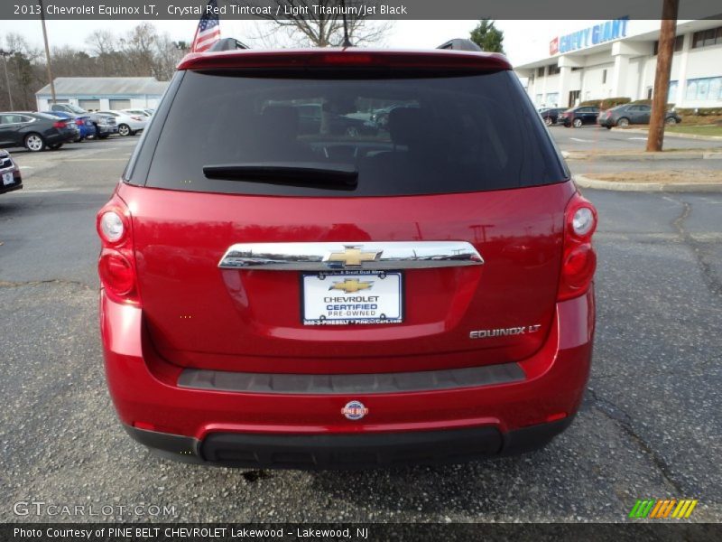 Crystal Red Tintcoat / Light Titanium/Jet Black 2013 Chevrolet Equinox LT