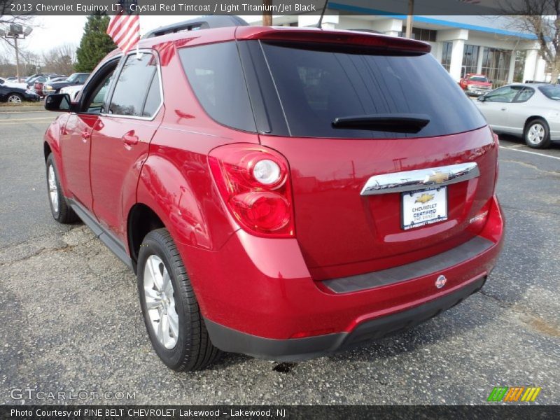 Crystal Red Tintcoat / Light Titanium/Jet Black 2013 Chevrolet Equinox LT