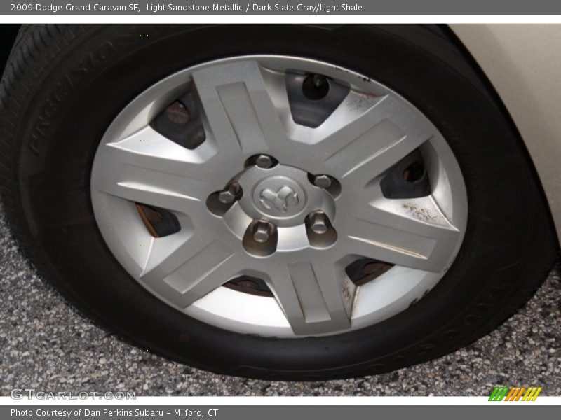 Light Sandstone Metallic / Dark Slate Gray/Light Shale 2009 Dodge Grand Caravan SE