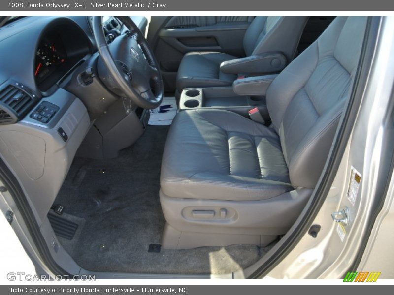 Silver Pearl Metallic / Gray 2008 Honda Odyssey EX-L